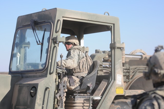 864th Engineer Battalion trains in Idaho