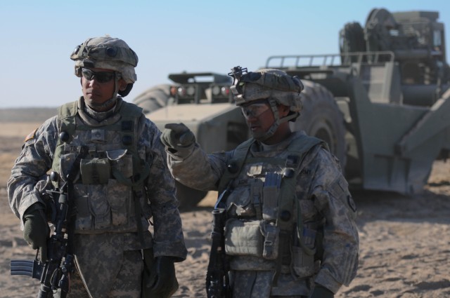 Engineer platoon leadership trains for Afghanistan