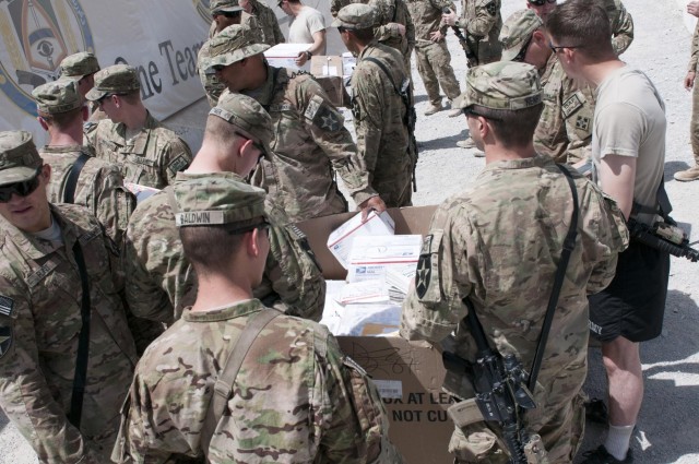 Legionnaire mail representatives work hard to strengthen morale