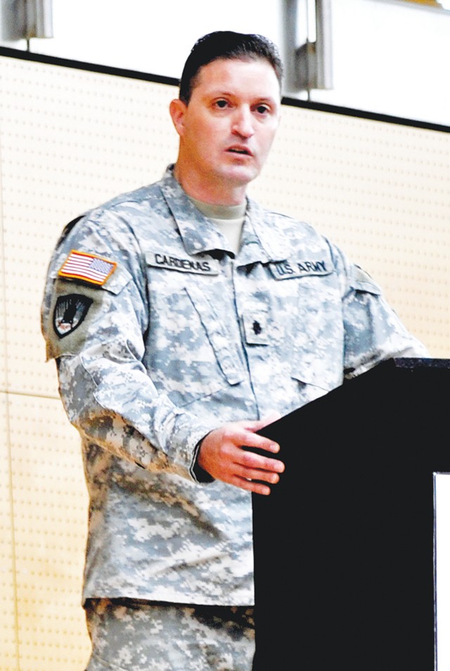 Hispanic values go hand in hand with military values, speaker says