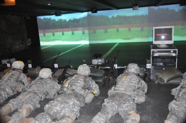 Fort Jackson training new Soldiers with Virtual Battlespace 2 simulator 4 of 7