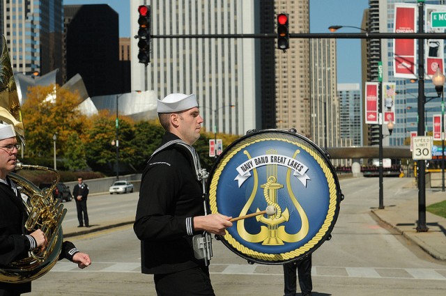 Great Lakes Navy Band Drummer