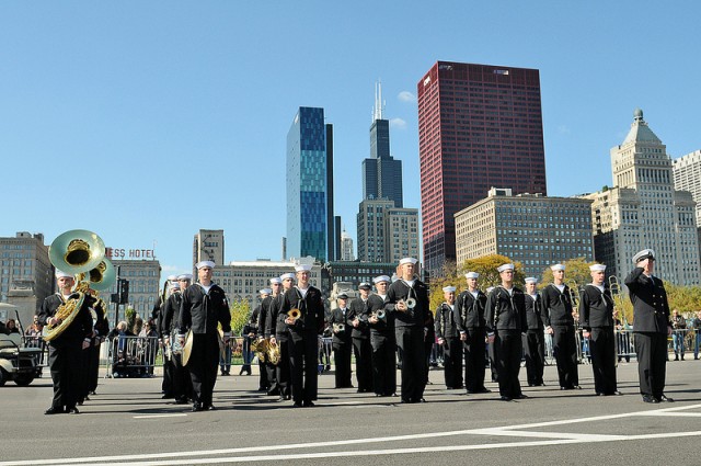 Great Lakes Navy Band, Fort Sheridan, Ill.