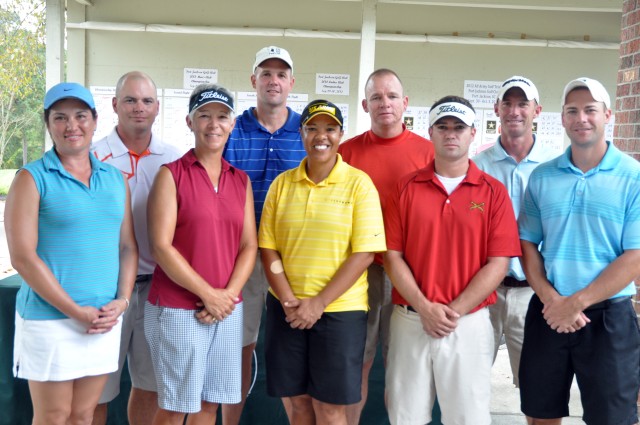 All Army golfers