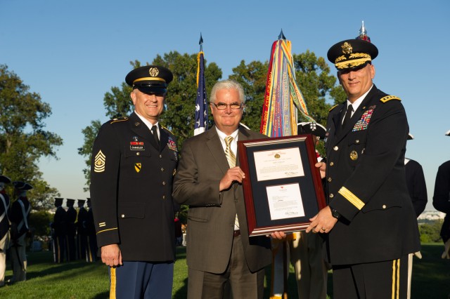 CSA Presents Outstanding Civilian Service Awards, Hosts Twilight Tattoo