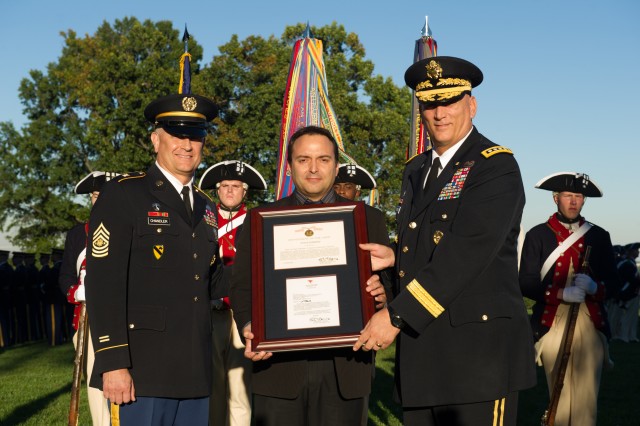 CSA Presents Outstanding Civilian Service Awards, Hosts Twilight Tattoo