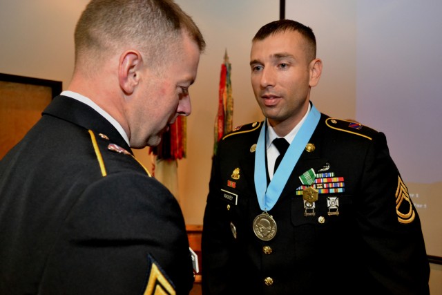 Sergeant Audie Murphy Club inductees say family members reason for success