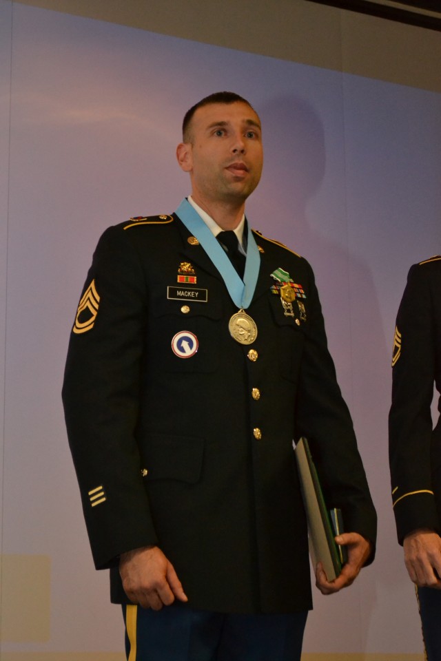 Sergeant Audie Murphy Club inductees say family members reason for success