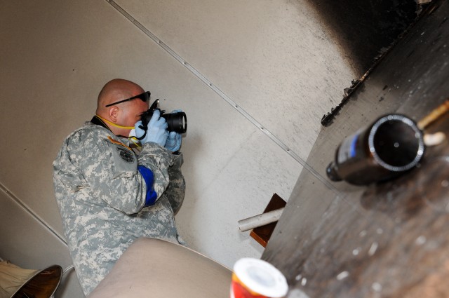 Army Reserve Special agents receive exposure to fire investigations