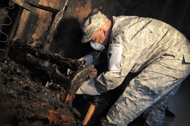 Army Reserve Special agents receive exposure to fire investigations