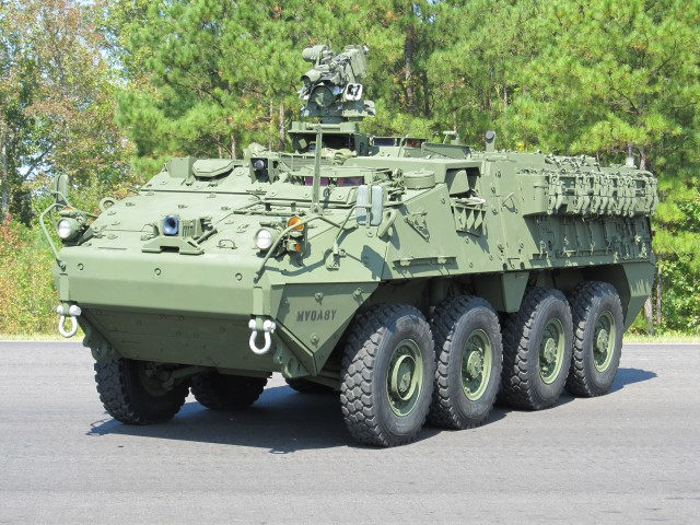 Army Completes First Pilot Stryker Exchange Vehicle