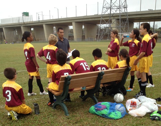 Kadena youth soccer team serves as example of USARJ's 'Words to Live By'