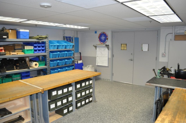 Linking room at LCAAP (facing doors) after remodel