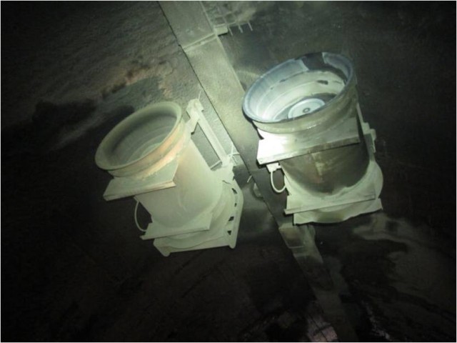 Ventilation fans in Salang Tunnel