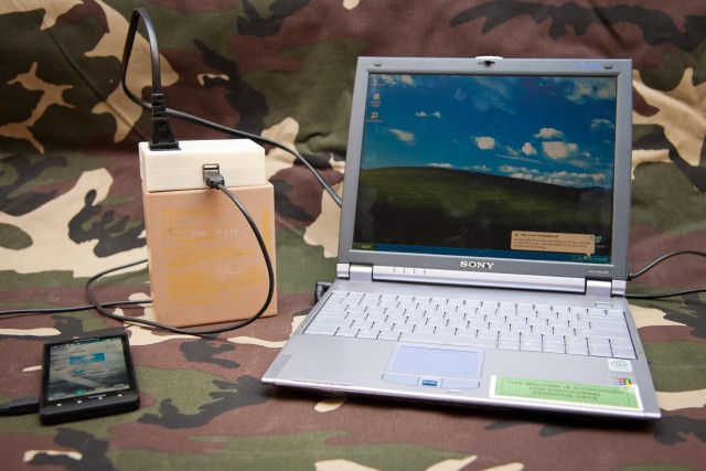 Army engineers develop chargers for phones, laptops in combat