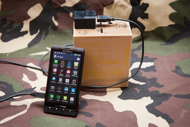 Army engineers develop chargers for phones, laptops in combat