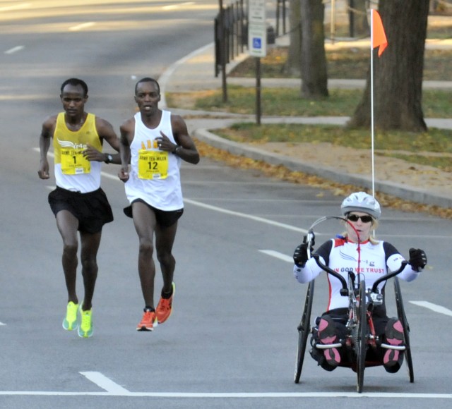 Frontrunners pass wounded warriors