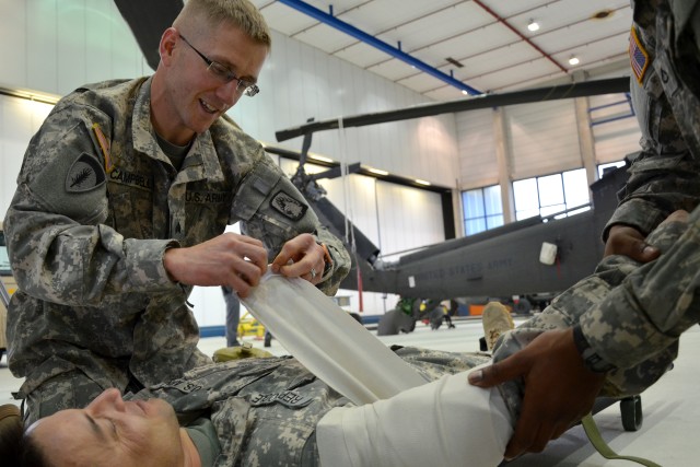 Combat medic, always an NCO