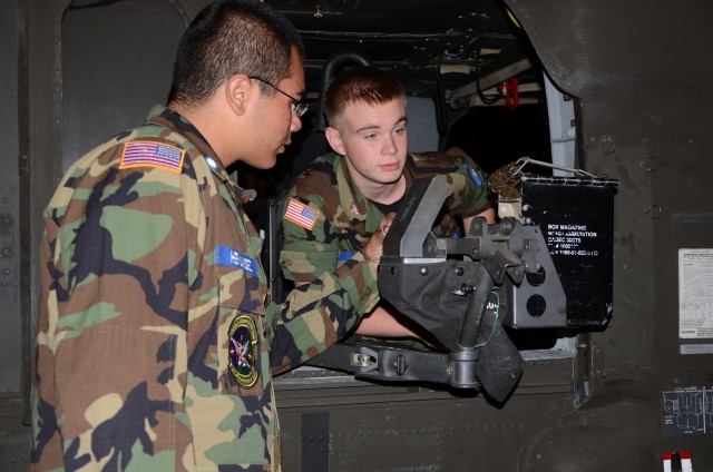 Civil Air Patrol cadets visit TF Wings