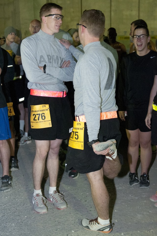 Army 10 Miler Shadow Run in Afghanistan