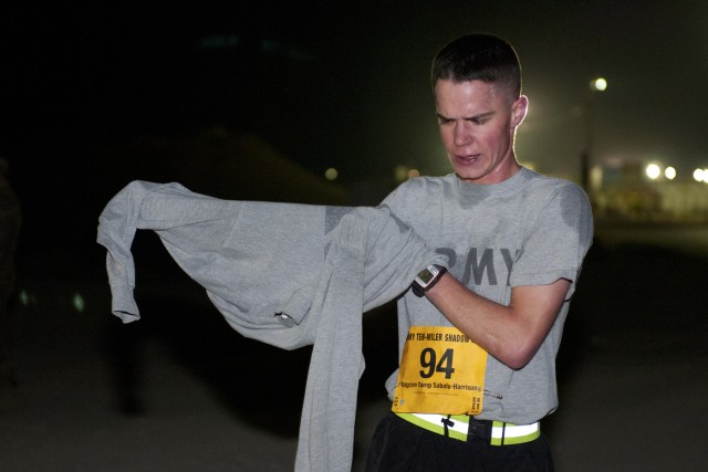 Army 10 Miler Shadow Run in Afghanistan