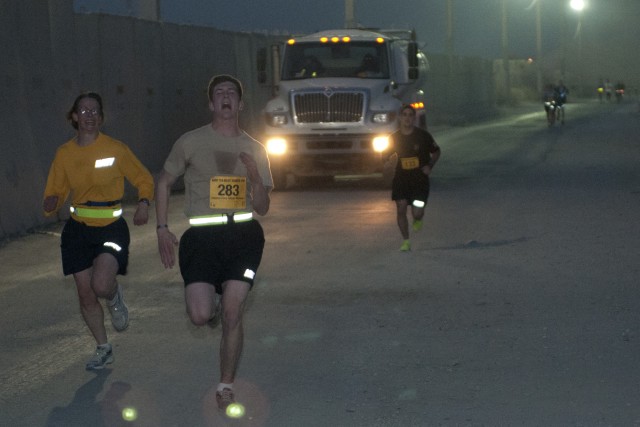 Army 10 Miler Shadow Run in Afghanistan
