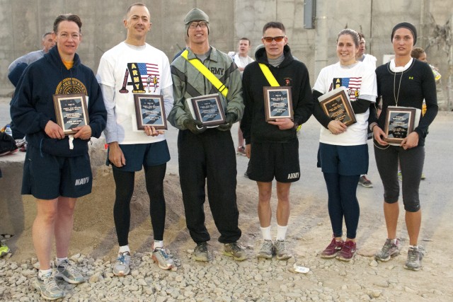 Army 10 Miler Shadow Run in Afghanistan