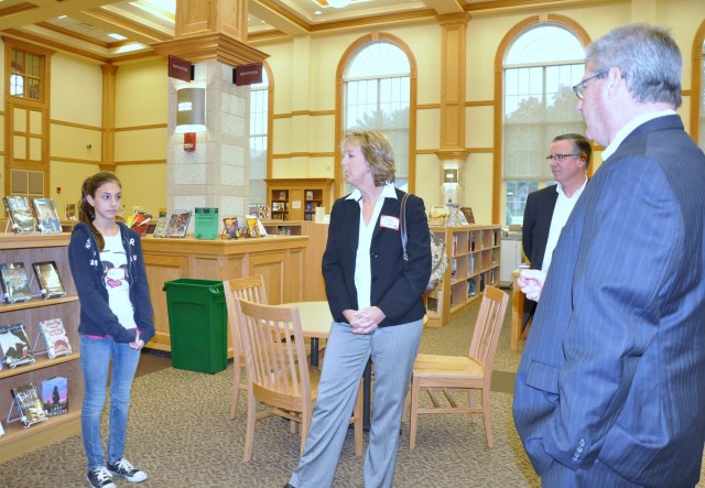 NSRDEC representatives tour Natick High School