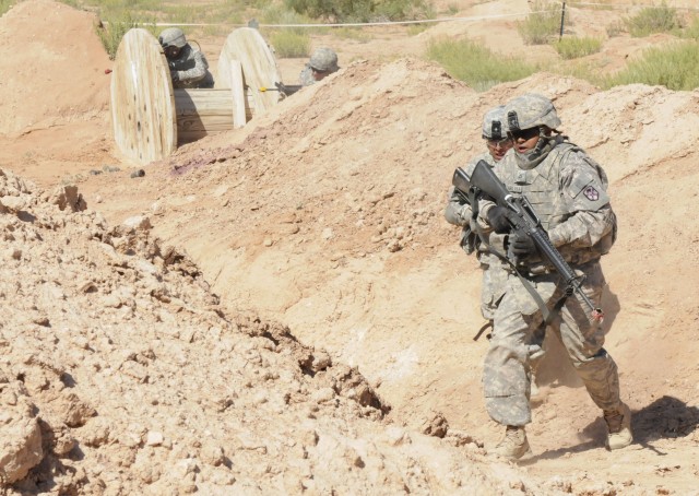 Soldiers enhance their Warrior skills prior to deployment