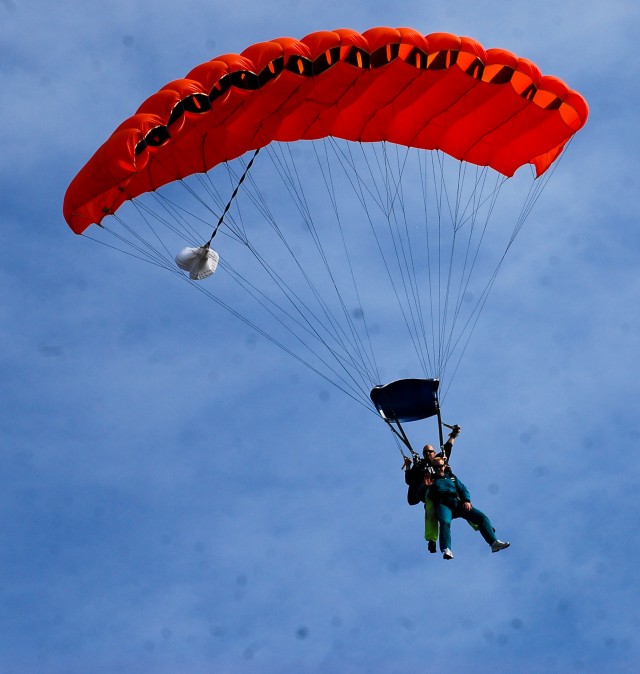 Barbecue and...parachutes?