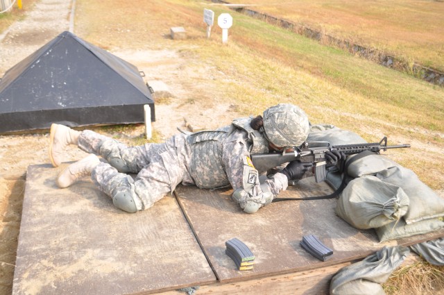 70th Brigade Support Battalion conducts M16 range