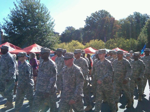Liebig and team discuss leadership, capacity building during visit to Fightin' Tiger