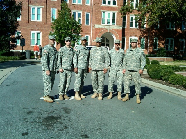Liebig and team discuss leadership, capacity building during visit to Fightin' Tiger