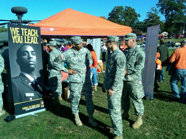 Liebig and team discuss leadership, capacity building during visit to Fightin' Tiger