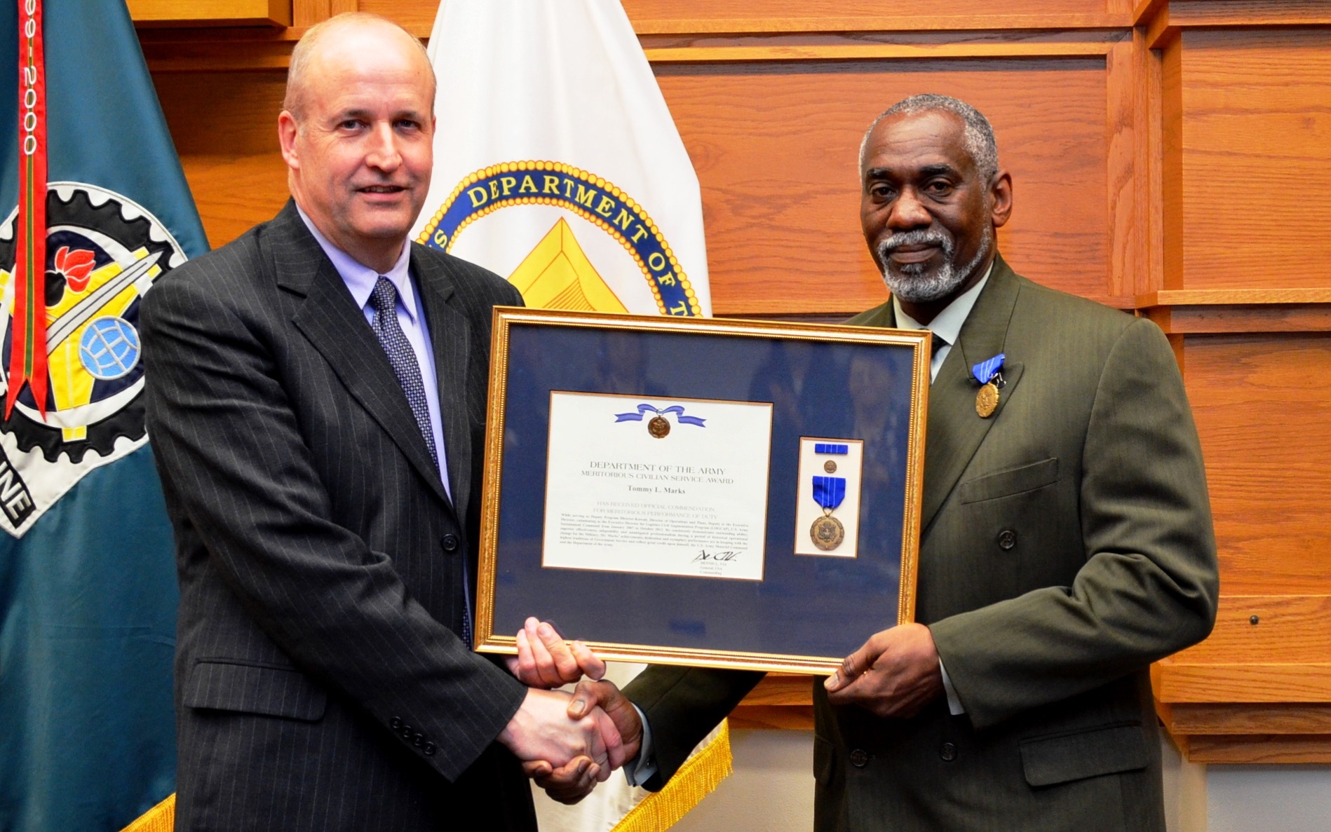 ASC Employee Receives Prestigious Meritorious Civilian Service Award 