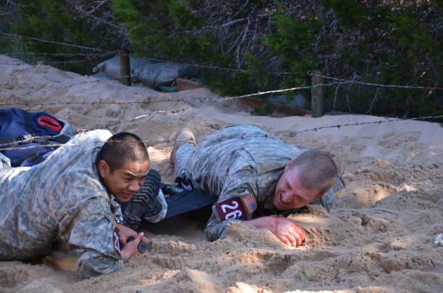 Army Best Medic Litter Obstacle Course