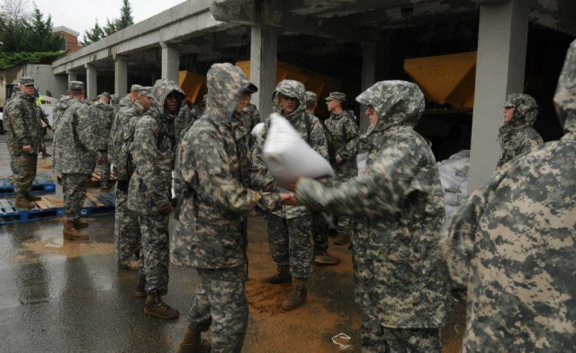 Old Guard Soldiers brave Hurricane Sandy, render honors, ensure others' safety