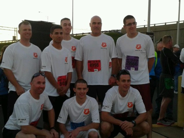 Harrisburg Army Reserve Sappers win 2nd place in Army 10-Miler