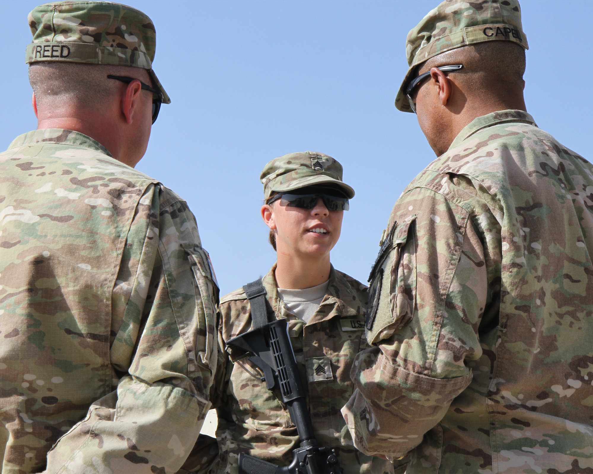 ISAF CSM Capel Recognizes 7 Rakkasans During Visit to FOB Salerno ...