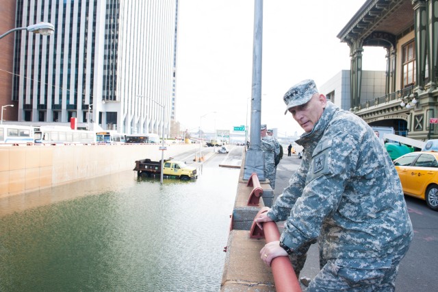 Army Chief of Staff Tours Damage-Stricken New York City and New Jersey, Thanks Responders