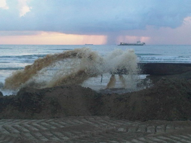 USACE Galveston District begins beach renourishment at South Padre Island, Texas