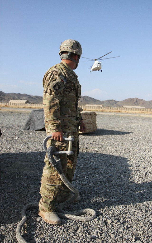 Rakkasans Conduct Sling Load Operations