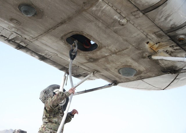 Rakkasans Conduct Sling Load Operations