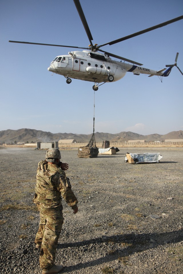 Rakkasans Conduct Sling Load Operations