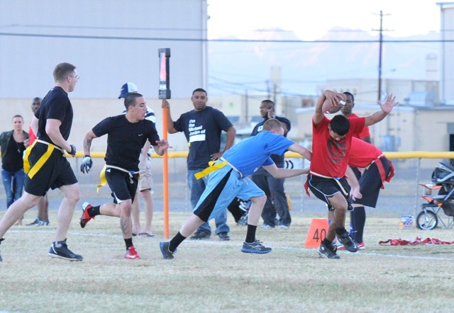 5th AR/402nd FA flag football team wins intramural league championship