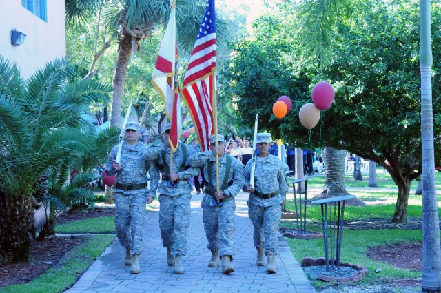 Army Reserve 'Hurricane' Soldiers, Miami community honor military veterans
