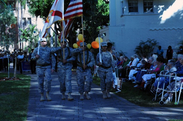 Army Reserve 'Hurricane' Soldiers, Miami community honor military veterans