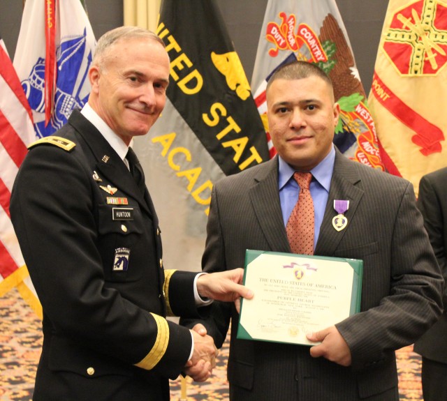 Three Army veterans honored with Purple Heart medals