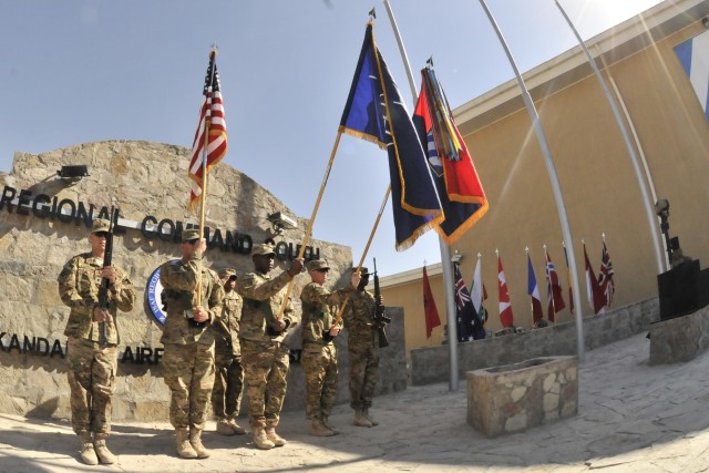 Service members in Afghanistan pay tribute on Veterans Day