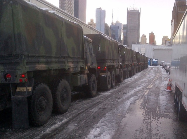 National Guard Mounts Logistics Operation in New York City
